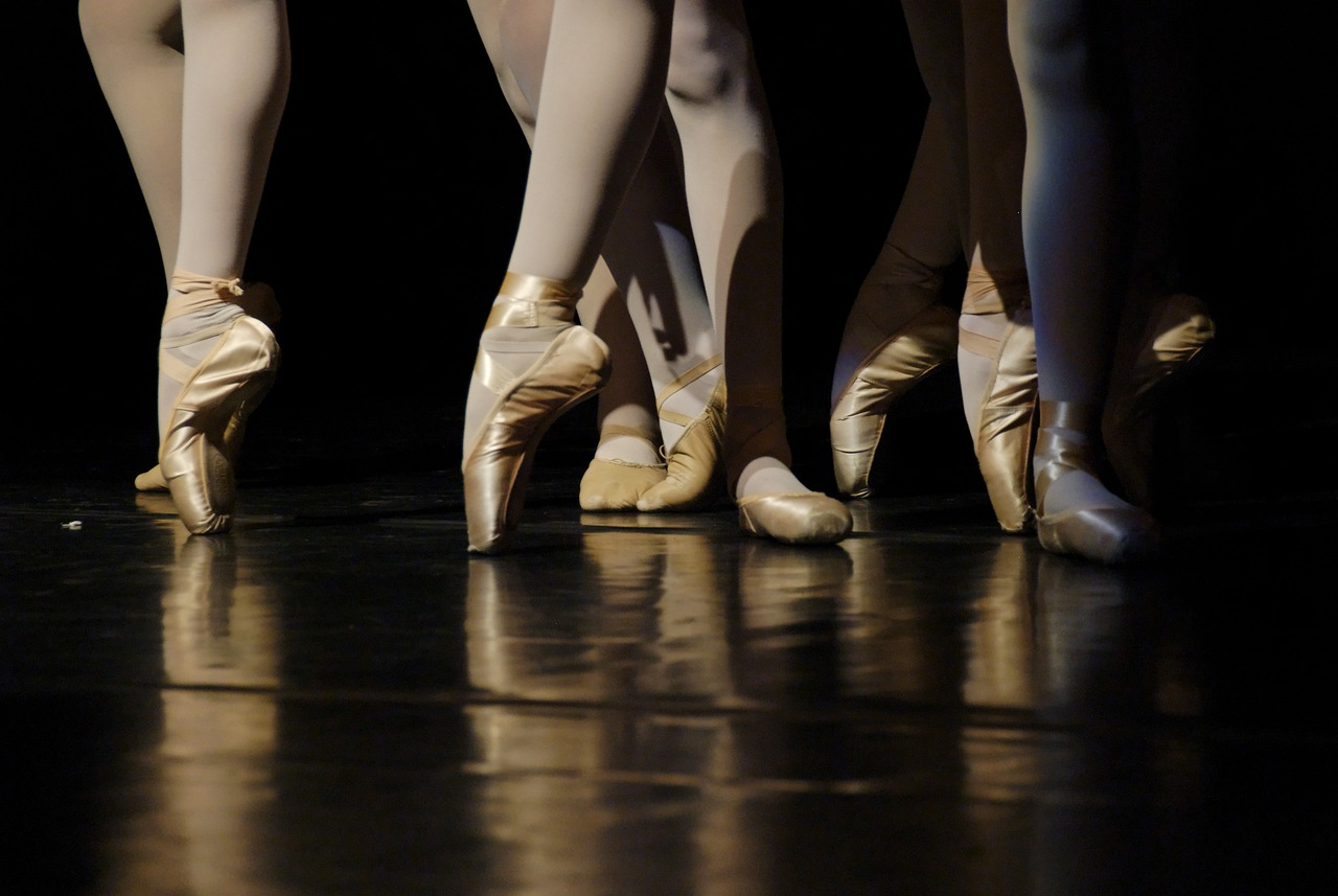 ballet, dancers, foot